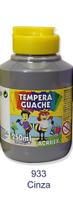 Tempera Guache 250 ml Cinza Acrilex