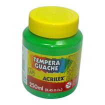 Tempera Guache 250ml Acrilex - Verde Folha
