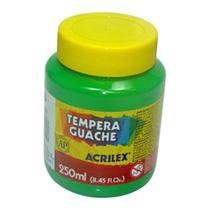 Tempera Guache 250ml Acrilex - Verde Folha