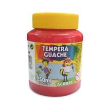 Tempera Guache 250ml Acrilex - Vermelho Fogo Tempera Guache 250ml Acrilex - Vermelho Fogo