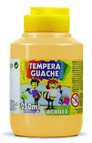 Tempera guache 250ml amarelo pessego acrilex