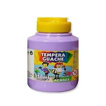 Tempera guache 250ml lilas 20250528 acrilex 6 unid