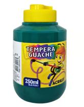 Tempera Guache 250ml VERDE BANDEIRA - Acrilex
