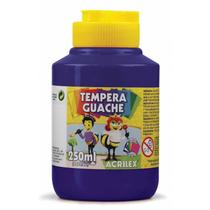 Tempera guache 250ml violeta acrilex
