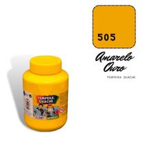 Tempera Guache Acrilex 500ml 505 Amarelo Ouro