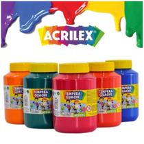 Tempera guache acrilex 500ml