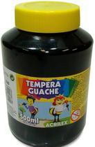 Tempera Guache PRETO 500 ML - Acrilex Tempera Guache PRETO 500 ML - Acrilex