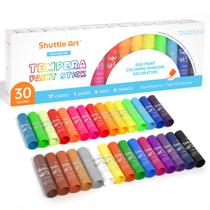 Tempera Paint Sticks Shuttle Art 30 cores para crianças+3 anos