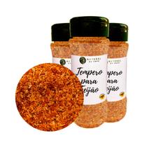 Tempero 100% Natural Para Feijão Kit 3 Qualidade Superior Pote com Dosador 50g