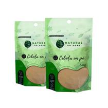 Tempero Cebola Pó Kit 2 Qualidade Premium 100% Natural 50G - Natural Do Povo