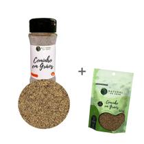 Tempero Coentro Em Grãos Kit Pote Com Dosador + Refil 50G Tempero Coentro Em Grãos Kit Pote Com Dosador + Refil 50G