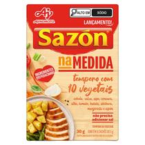 Tempero com 10 Vegetais Sazón na Medida Caixa 30g 6 Unidades Tempero com 10 Vegetais Sazón na Medida Caixa 30g 6 Unidades