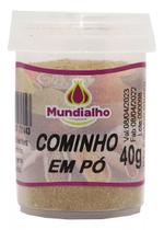 Tempero Cominho Moído Pó Pote Mundialho 40g