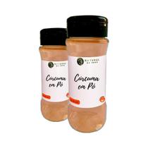 Tempero Cúrcuma Em Pó 100% Natural Kit 2 Pote Dosador 60G Tempero Cúrcuma Em Pó 100% Natural Kit 2 Pote Dosador 60G