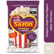 Tempero em pó sazón pipoca sabor churrasco 60g