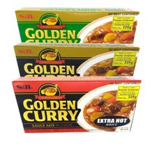 Tempero Golden Curry 03 Tipos 220g Médio Forte Extra - S&b
