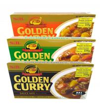 Tempero Golden Curry 03 Tipos 220g Suave Médio Forte - S&B