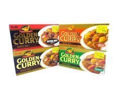 Tempero Golden Curry 4 tp Suave Médio Forte Extra 220g - S&B