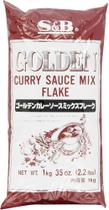 Tempero Golden Curry Mix Em Flocos S&B 1KG