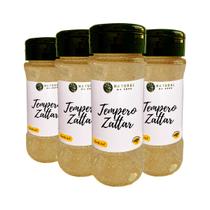 Tempero Gourmet Zattar Em Pó Alta Qualidade Kit 4 Pote com Dosador 70g