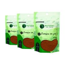 Tempero Importado Fumaça em Pó Alta Qualidade Kit 3 Pouch 50g