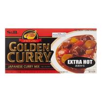 Tempero Japonês Curry Golden Ookara Muito Apimentado 220G S&B