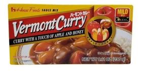Tempero Japonês Curry Vermont Mild Suave 230G House Foods
