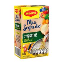 Tempero Maggi Meu Segredo 7 Vegetais 49g - Embalagem com 42 Unidades