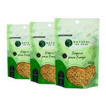Tempero Mix Gourmet Para Frango Alta Qualidade Kit 3 50g Pouch