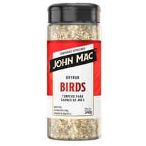 Tempero para Aves Dry Rub BIRDS John Mac 340g - John Mc