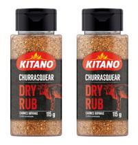TEMPERO PARA CARNES BOVINAS KITANO DRY RUB CHURRASQUEAR 115g - KIT C/2 TEMPERO PARA CARNES BOVINAS KITANO DRY RUB CHURRASQUEAR 115g - KIT C/2