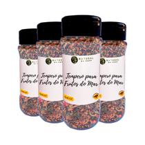 Tempero para Frutos do Mar Ingredientes Selecionados Premium Kit 4 Pote com Dosador 30g Tempero para Frutos do Mar Ingredientes Selecionados Premium Kit 4 Pote com Dosador 30g