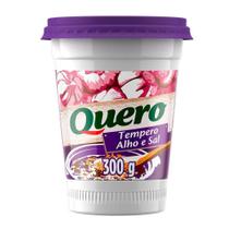 Tempero Quero Alho e Sal 300g - Embalagem com 24 Unidades