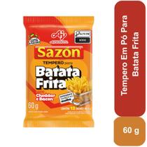 Tempero SAZÓN para Batata Fritas Sabor Cheddar e Bacon 60g Tempero SAZÓN para Batata Fritas Sabor Cheddar e Bacon 60g