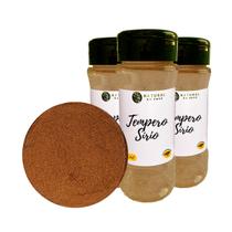 Tempero Sírio Premium 100% Natural Sem Conservantes Kit 3 Pote com Dosador 60g