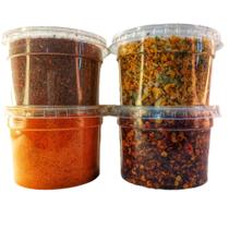 Temperos 4 Unidades 70g cada exclusivo Super Chef
