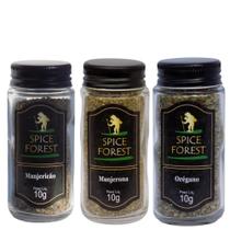 Temperos - Manjericão, Manjerona e Orégano - Spice Forest