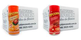 Temperos Para Pipoca Caixa 12 Un - 6 Frango Assado 6 Bacon