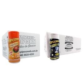 Temperos Para Pipoca Caixa 12 Un - Frango Assado E Flavapop