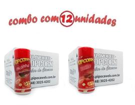 Temperos Para Pipoca - Cx 12 Frascos - 6 Picanha - 6 Bacon