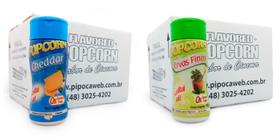 Temperos Para Pipoca Cx 12 Un - Cheddar E Ervas Finas