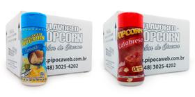 Temperos Para Pipoca Cx 12 Un - Parmesão E Calabresa