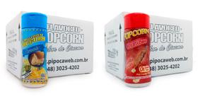 Temperos Para Pipoca Cx 12 Un - Parmesão E Churrasco