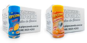 Temperos Para Pipoca Cx 12 Un - Queijo E Sal Popcorn