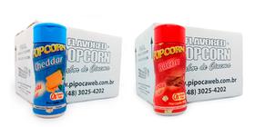 Temperos Para Pipoca Cx 24 Un - Cheddar E Bacon