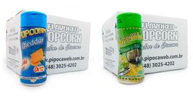 Temperos Para Pipoca Cx 24 Un - Cheddar E Parmesão E Alho Temperos Para Pipoca Cx 24 Un - Cheddar E Parmesão E Alho