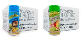 Temperos Para Pipoca Cx 24 Un - Parmesão E Tomate E Queijo