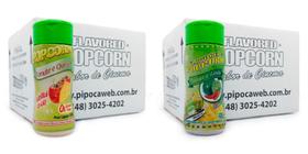 Temperos Para Pipoca Cx 24Un - Tomate/Queijo E Pimenta/Limão