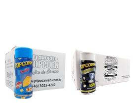 Temperos Pipoca 12 Frascos - 6 Queijo - 6 Flavapop Manteiga