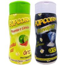 Temperos Pipoca Caixa 24 Frascos 12 Flavapop Manteiga E 12